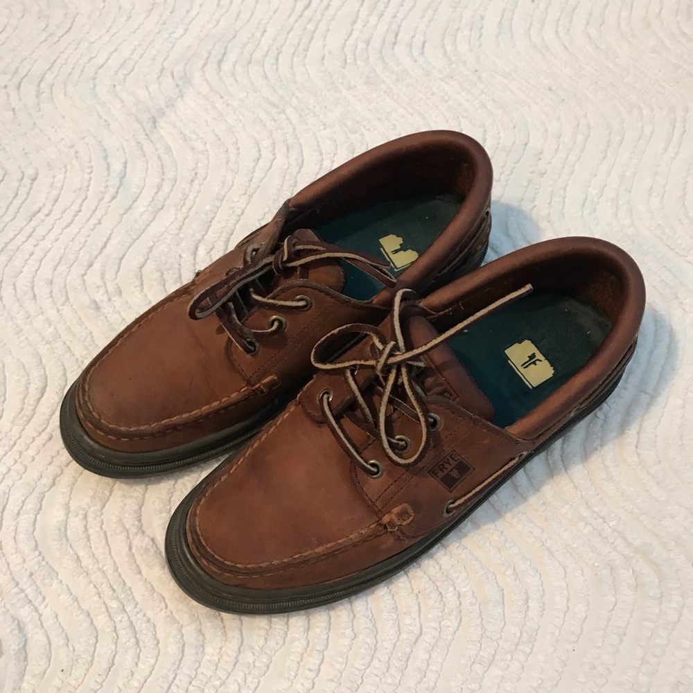 Frye boat shoes